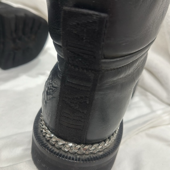$850 BALMAIN Army Ranger Boots size 8.5 - Picture 7 of 13
